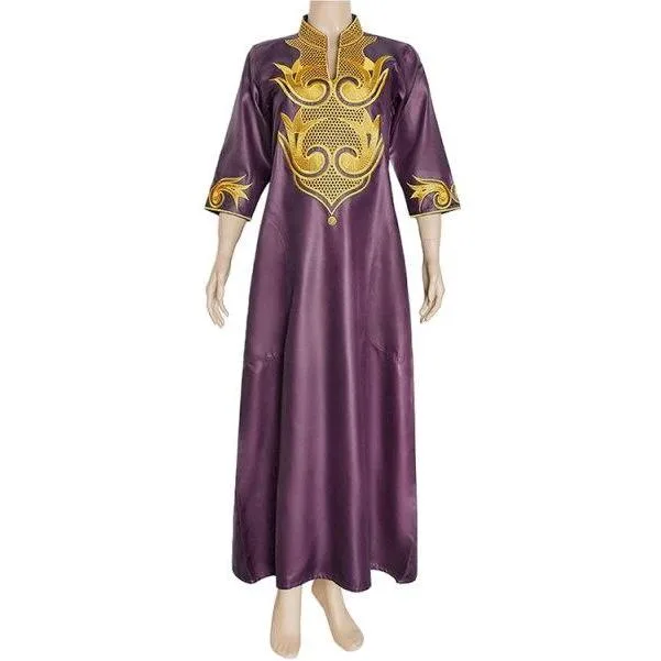 Robe africaine avec broderie – Image 2