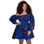Robe africaine chic et courte