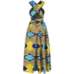 Robe africaine longue et élégante