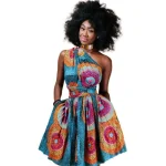 Robe africaine coupe patineuse