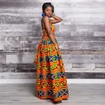 Robe africaine en pagne simple