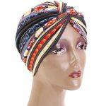 Foulard africain turban extensible