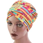 Foulard africain turban wax